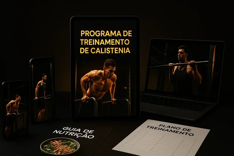 Mockups del programa de calistenia